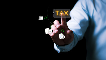 Online management of personal income tax forms, vehicle tax, residential tax, data analysis, documents, financial research and reports, and tax deductions.