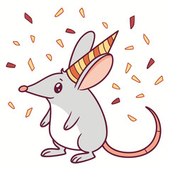 SVG art: A Playful Bilby in a New Year celebration vibe, tinted with Midnight Sparkle tones