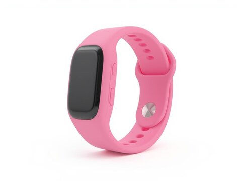 Fitness tracker 3d rendering isolated on white background cartoon plastic style icon