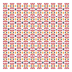 Seamless Multicolor Abstract Motif Design