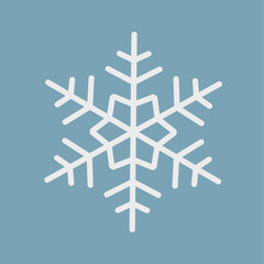 雪の結晶のイラスト　アイコン　イラスト　マーク　ベクター　