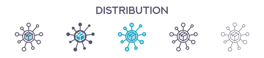 Distribution Element For Design Graphic - Multi Styles