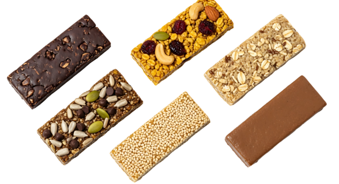 Variety Energy Bars Collection: Healthy Snack Bars Assortment Granola Protein