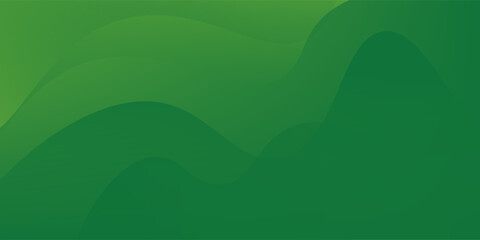 simple green background . modern wavy background style
