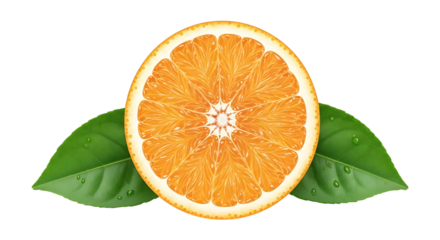 Orange Fruit Slice Still Life Juicy Citrus Vitamin C Nutrition Refreshment