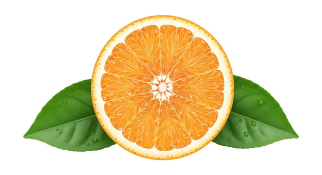 Orange Fruit Slice Still Life Juicy Citrus Vitamin C Nutrition Refreshment