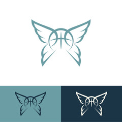 A sophisticated logo with smooth lines that unite a crown and basketball, reflecting prestige and competitive spirit.