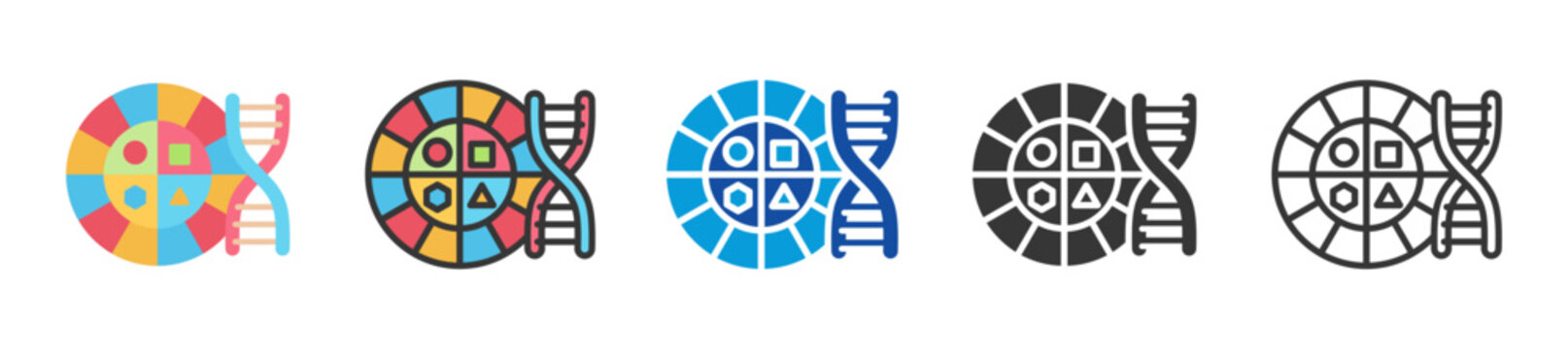 codon icon set multi style various collection