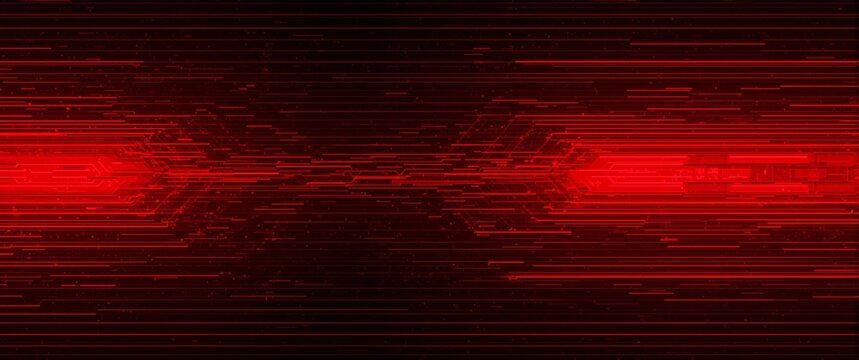 Glitch block neon red design background
