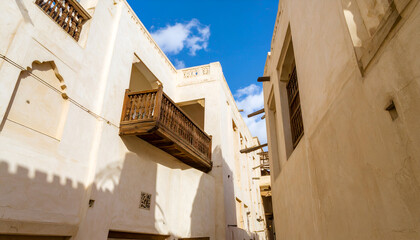 Architectural Charm - A Balcony in the Heart of Al-Balad, Jeddah.