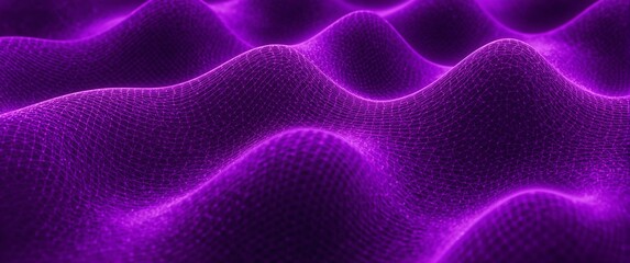 Wavy prism neon purple design background