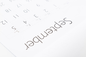 カレンダー　9月