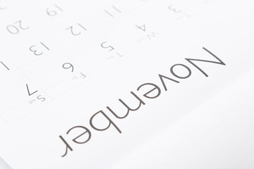 カレンダー　11月