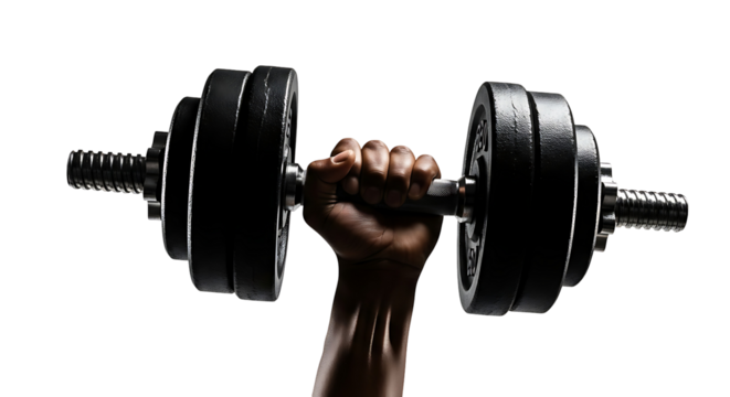 Weightlifting Strength Training Power Dumbbell Workout Exercise Fitness Sport - Powered by Adobe