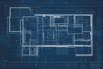 Architectural Blueprint: A Detailed Floorplan Design