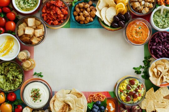 A Feast of Dips, Snacks, and Sides for a Gathering - Powered by Adobe