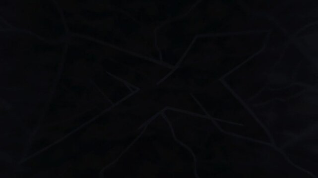 Dramatic Lightning Strike with Electrical Discharge on Dark Background