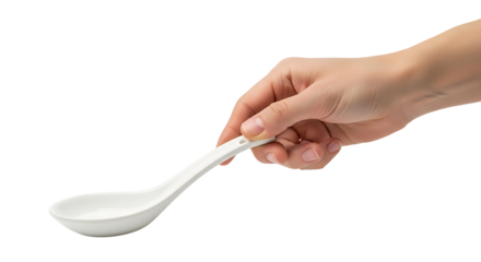 Holding Spoon Food Concept Serving Utensil Dining Ware Cutlery Catering Device