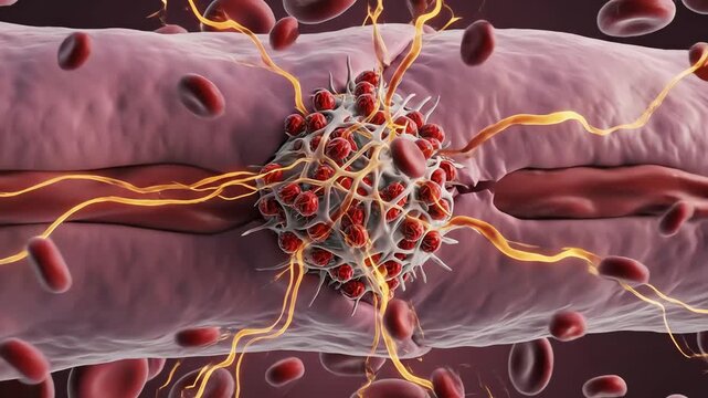 Vitamin K&rsquo;s blood-clotting process, platelets responding instantly to micro-injury