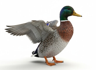 Obraz premium Duck 3D Render