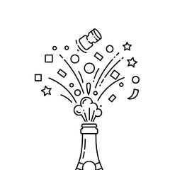 Champagne Bottle Pop