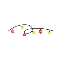 Colorful Christmas String Lights Decoration