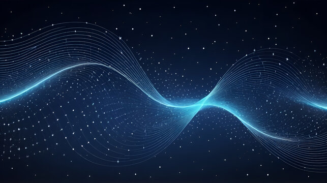 psychic wave pattern emanating from a constellation (AI Generated)