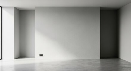 Minimalist interior design featuring neutral color palette and natural light creating a modern and
