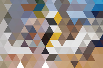 abstract geometric background with colorful triangle mosaic pattern