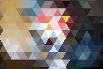 abstract geometric background with colorful triangle mosaic pattern