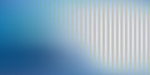 Vector ribbed glass texture background. Blue white grey green ribbed glass. Mesh gradient. acrylic ribbed bath surface. Reeded glass background semitransparent overlay. Bath wall window