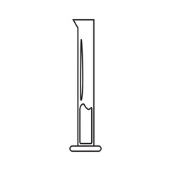 Graduated Cylinder line icon