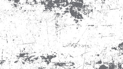 Abstract distressed grunge texture background with grey splotches and scratches on white surface vector