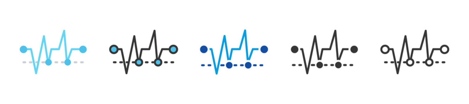 resonance icon set multi style various collection