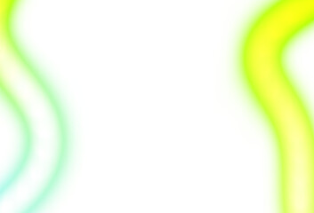 Neon Abstract Light Stream Vibrant color Glowing Wave on Transparent Background