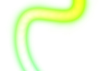 Neon Abstract Light Stream Vibrant color Glowing Wave on Transparent Background