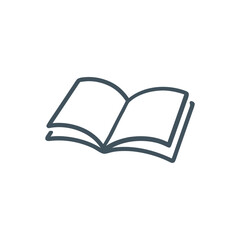 open book vector illustration