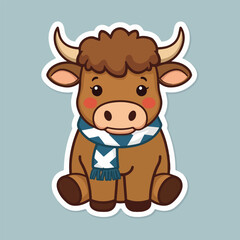 St Andrew’s Day Vector Collection of Scottish Icons, Thistle Emblems, Saltire Flags, Highland Cow, Tartan Patterns and Heritage Symbols