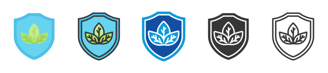 conservation icon set multi style various collection