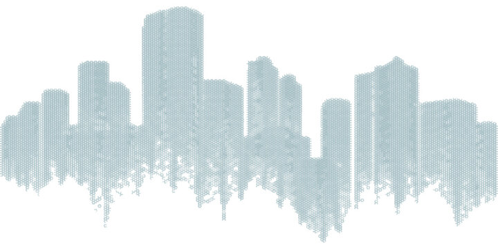 City buildings abstract background. Smart city, urban concept, real estate, organization office, future cityscape, skyline panorama, skyscraper architecture, building construction tech concept. - Powered by Adobe