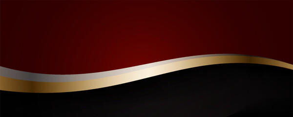 Naklejka premium Abstract luxury background with wave. Clip-art