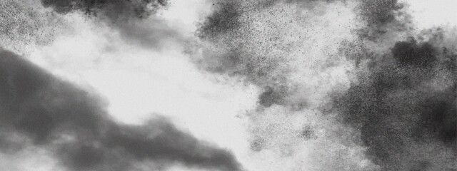 Obraz premium Black and White Abstract of Gritty Smoke, Dust Clouds, and Whispering Vapors, Gray Clouds Texture Background for Design, Photography, and Stock Use in Monochrome, Moody element.