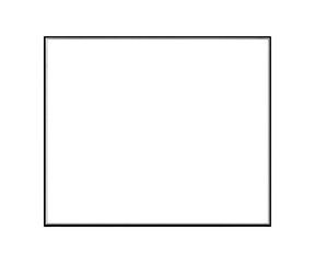 Horizontal double line black rectangular frame border