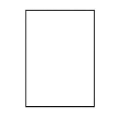 Minimal thin black rectangular frame border
