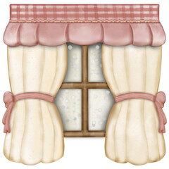 Winter holidays cozy decorations illustration set. holiday elements cute hand drawn decorations.