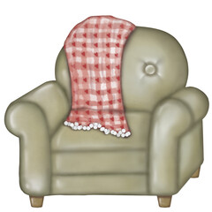 Winter holidays cozy decorations illustration set. holiday elements cute hand drawn decorations.