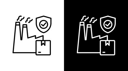 Manufacturer Responsibility  White Icon Set Design