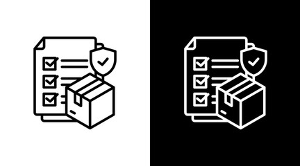 Product Safety Standards  White Icon Set Design