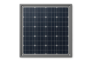 Solar panel generating clean power, providing renewable electricity, and promoting green energy on a transparent background