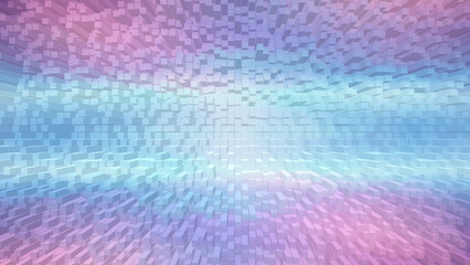 Stunning pastel abstract background with dynamic 3D blocks, a modern, vibrant, and elegant texture